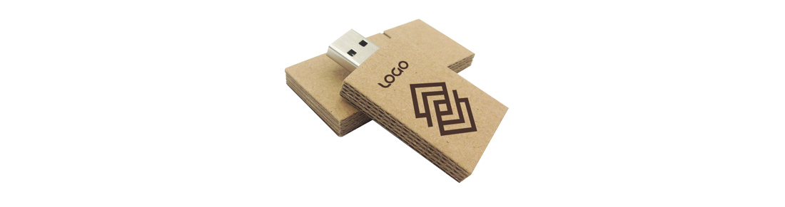 USB ključek iz kartona s tiskom