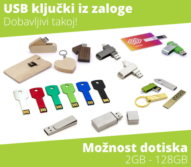 Še iščete popolna poslovna darila? USB ključki na zalogi – idealna rešitev v zadnjem trenutku!