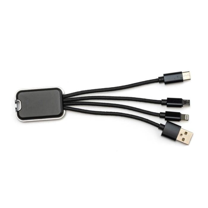 Polnilni kabel 3 v 1 z obeskom