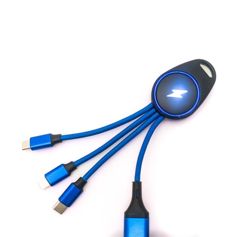 Polnilni kabel 3 v 1 z LED obeskom - slika 3