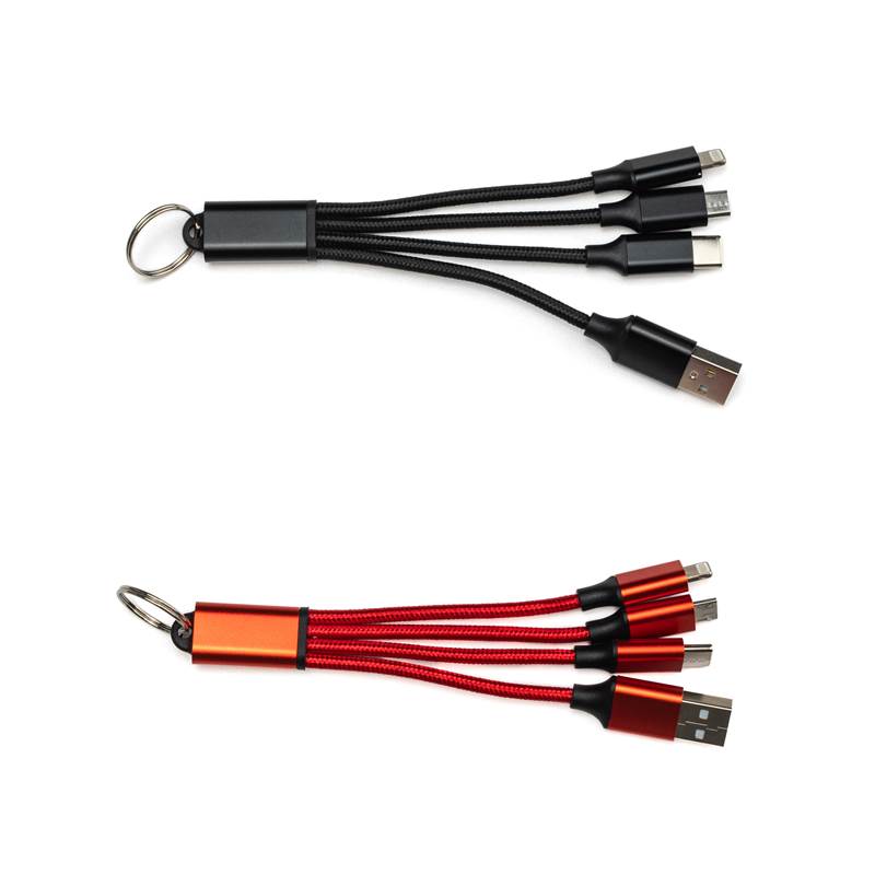 Mali polnilni kabel 3 v 1 - ploščat