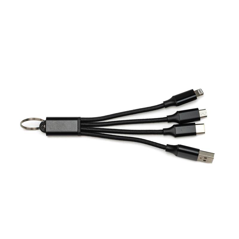 Mali polnilni kabel 3 v 1 - ploščat - slika 2